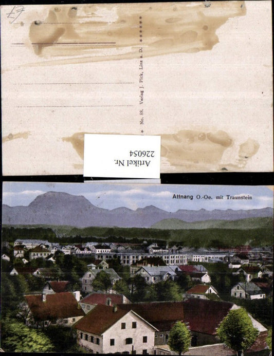 226054,Attnang Teilansicht m. Traunstein