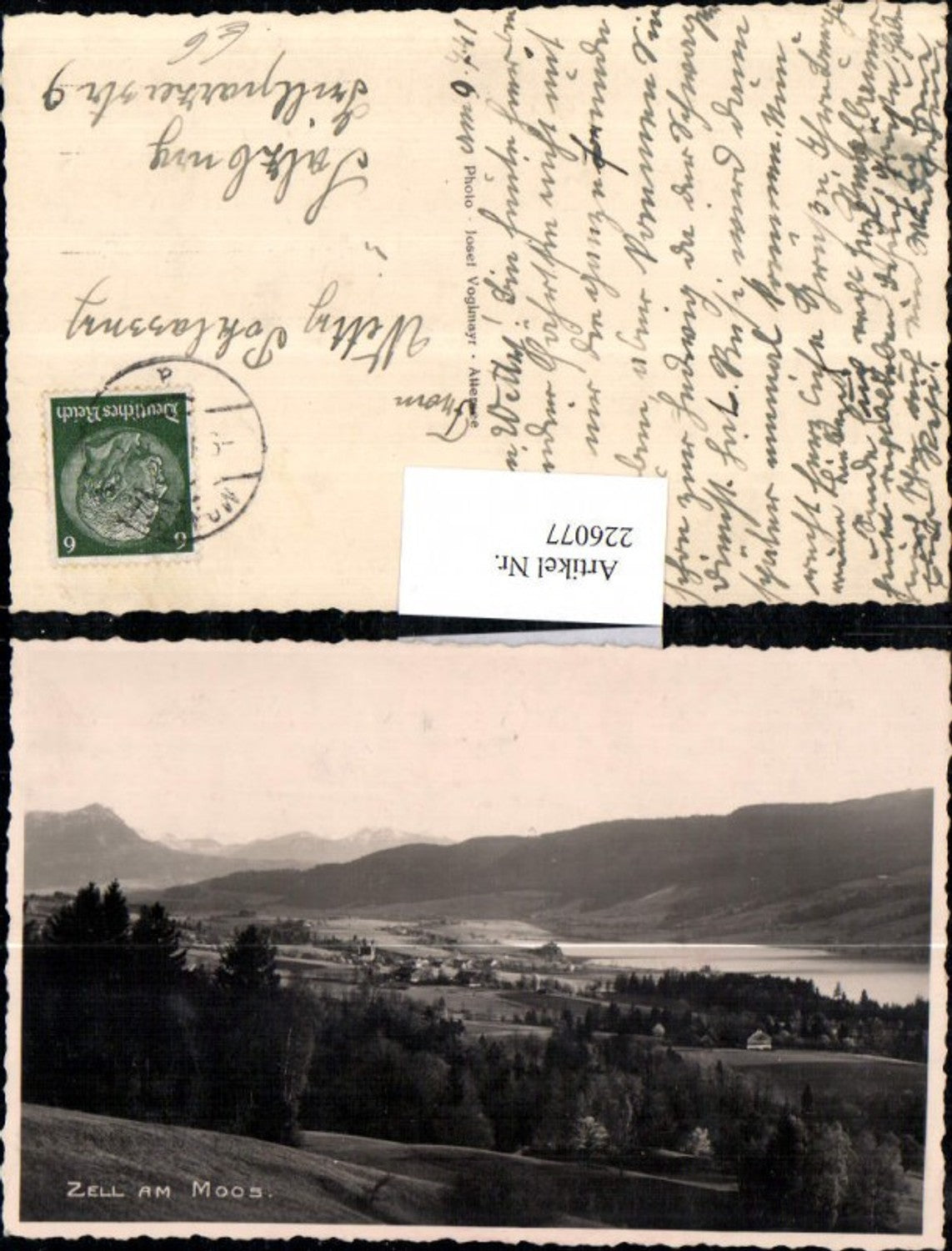 226077,Zell a. Moos Teilansicht Partie