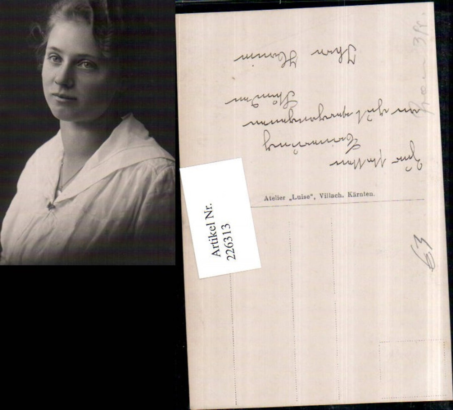 226313,Frau Mädchen m. Kette Portrait pub Atelier Luise Villach