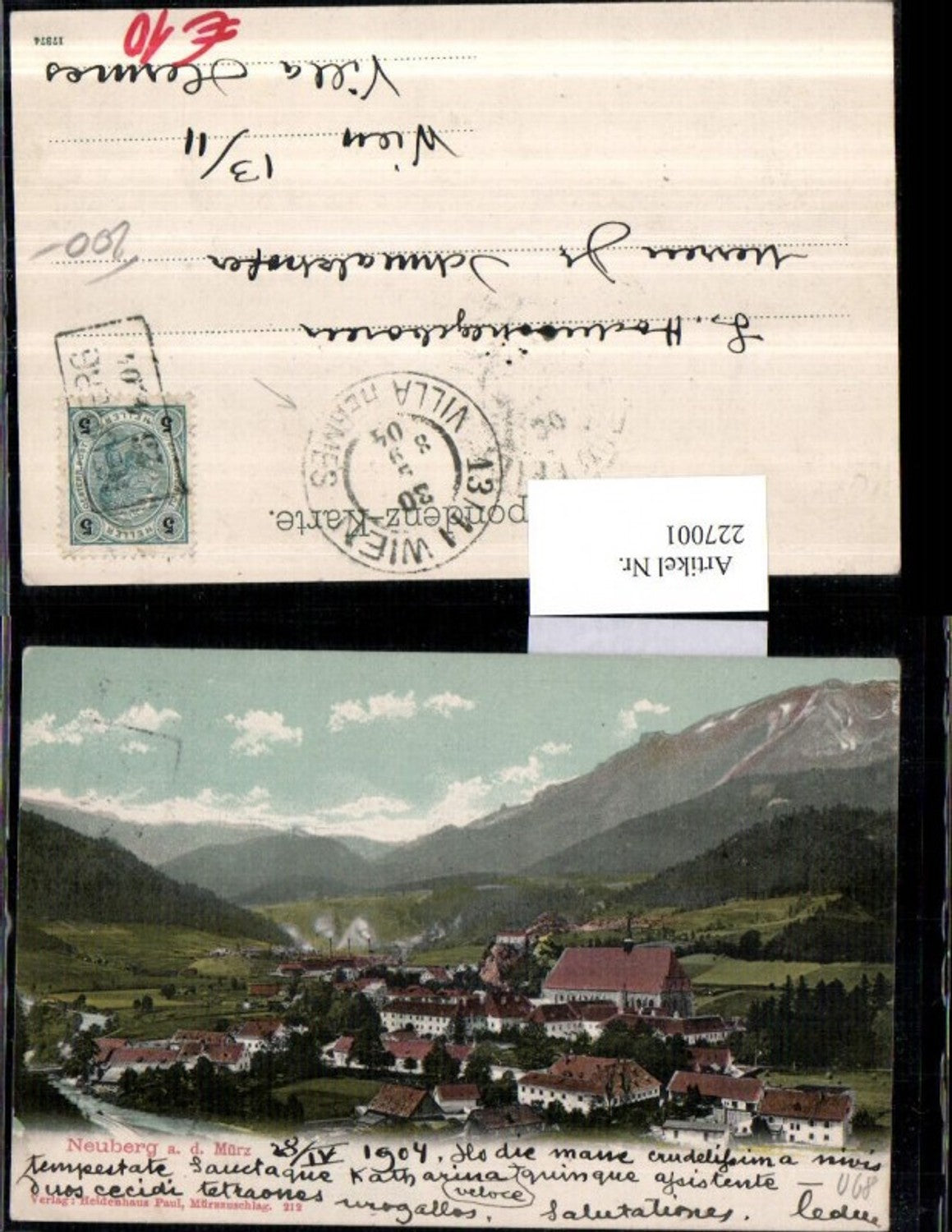 Alte Ansichtskarte – Old Postcard