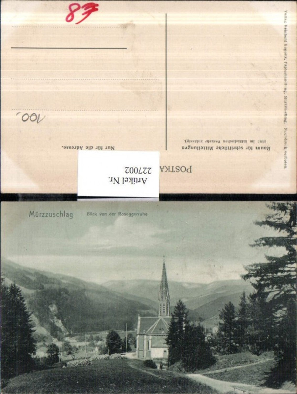 Alte Ansichtskarte – Old Postcard