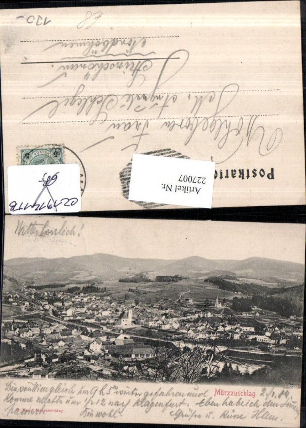 Alte Ansichtskarte – Old Postcard