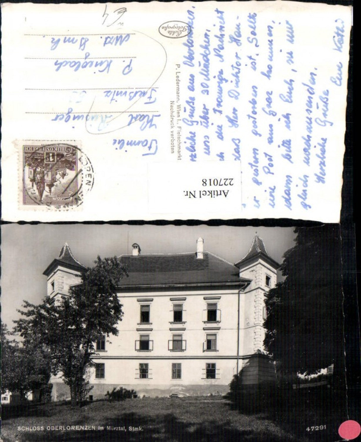 Alte Ansichtskarte – Old Postcard