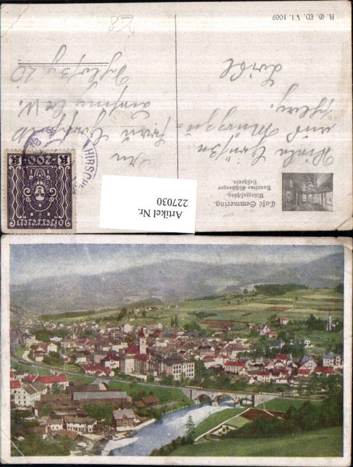Alte Ansichtskarte – Old Postcard