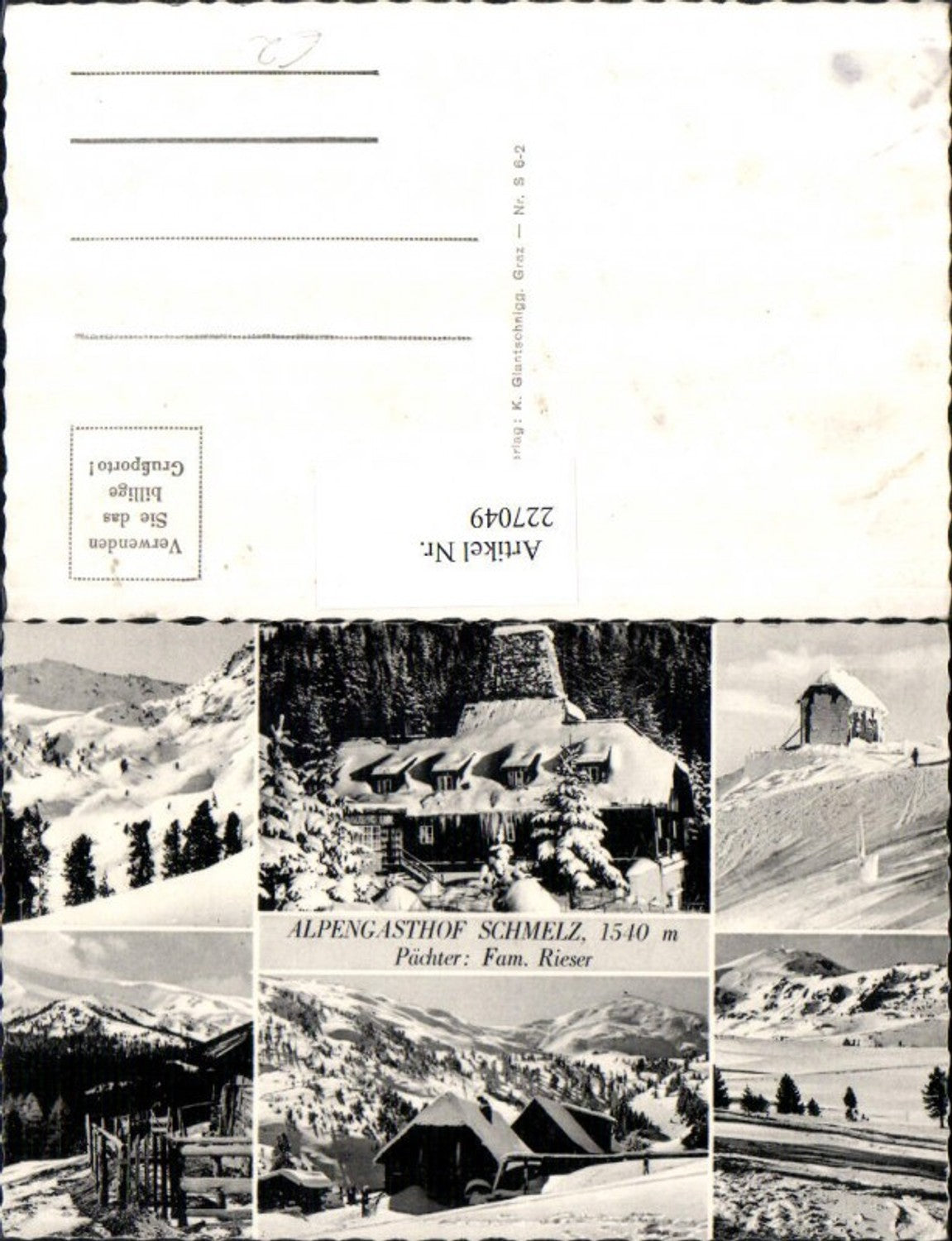 Alte Ansichtskarte – Old Postcard