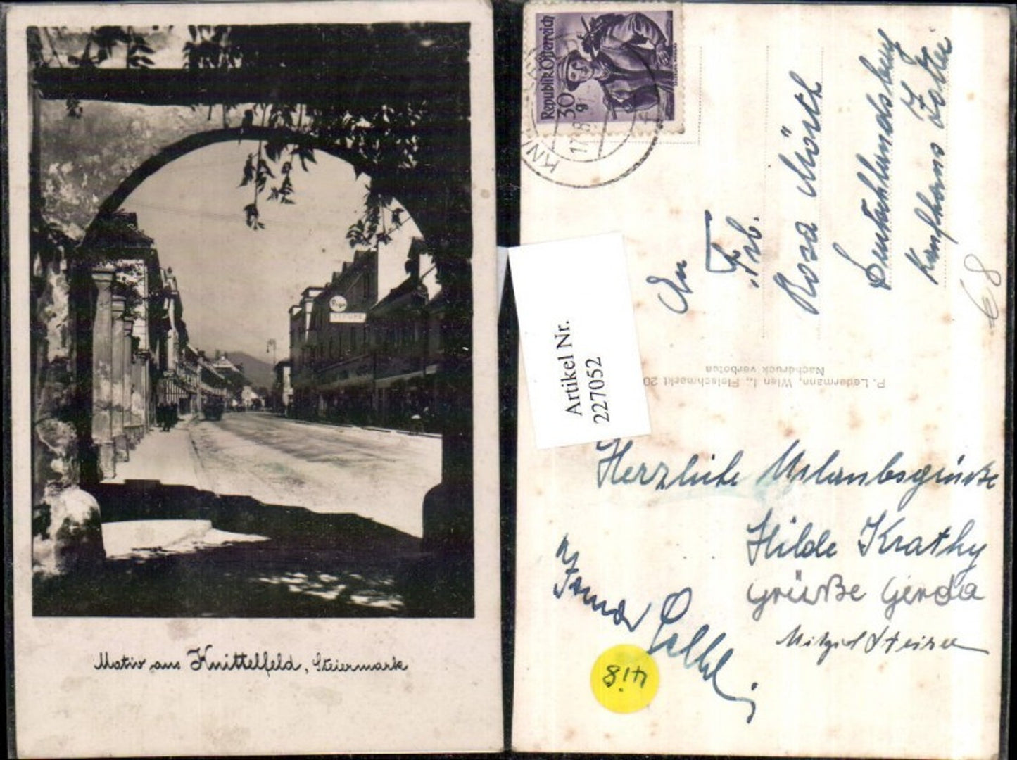 Alte Ansichtskarte – Old Postcard