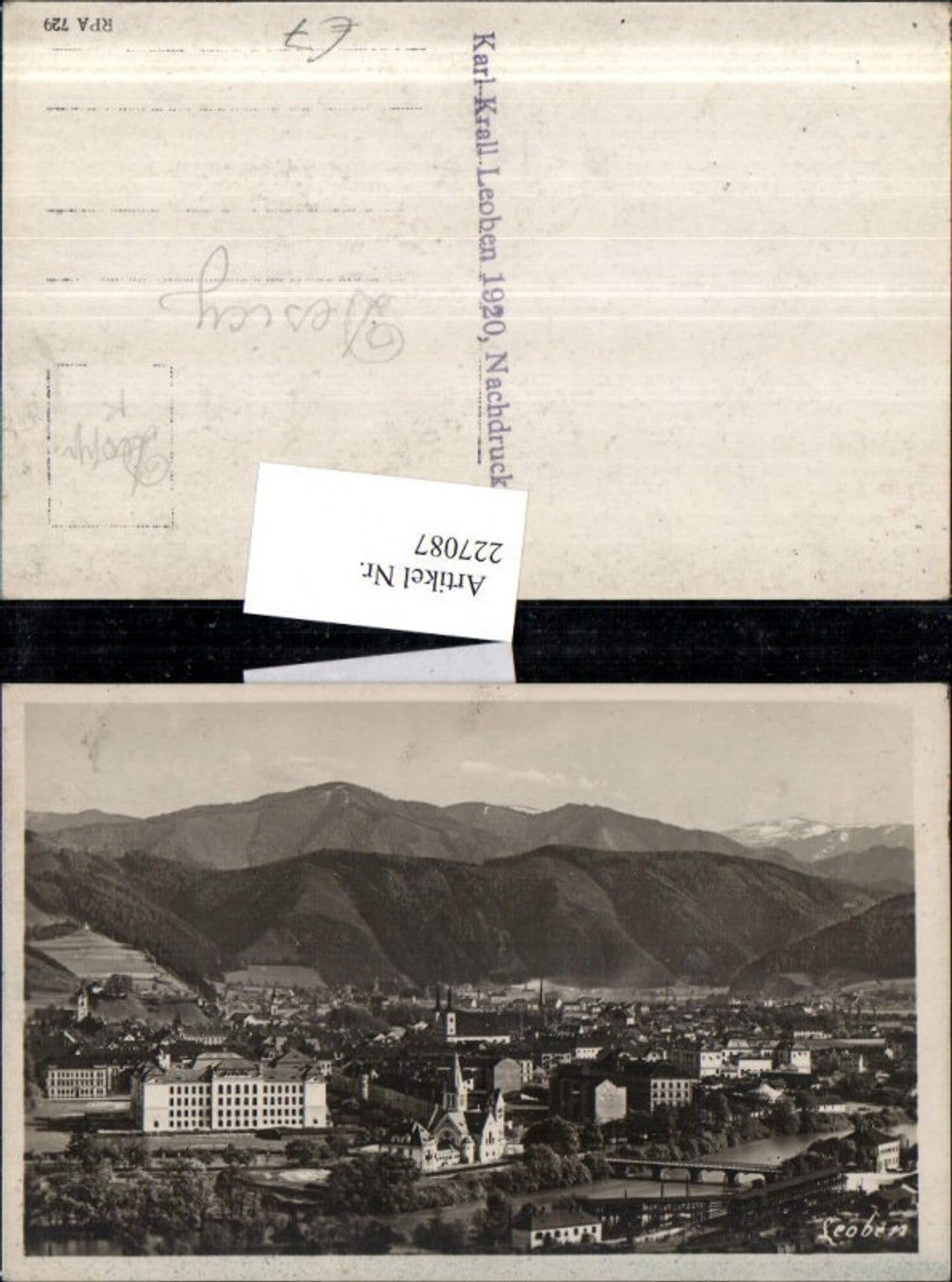 Alte Ansichtskarte – Old Postcard