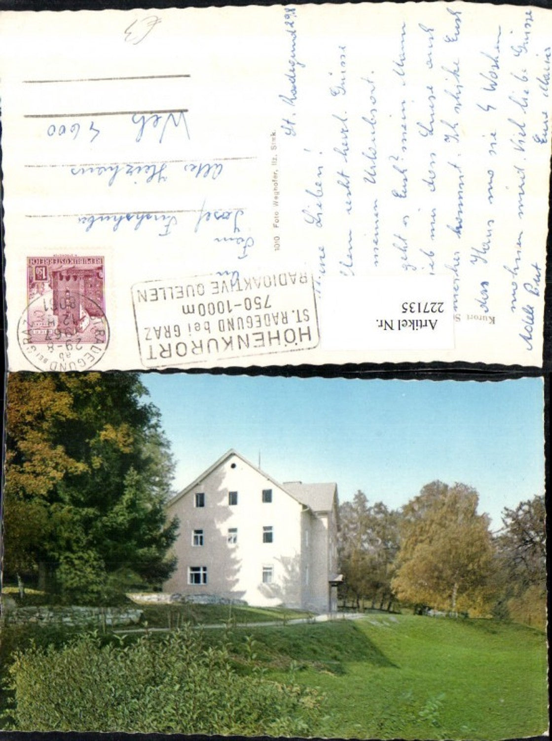 Alte Ansichtskarte – Old Postcard