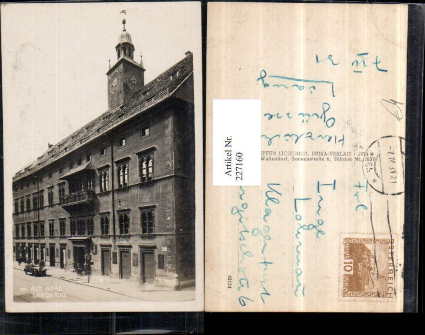 Alte Ansichtskarte – Old Postcard