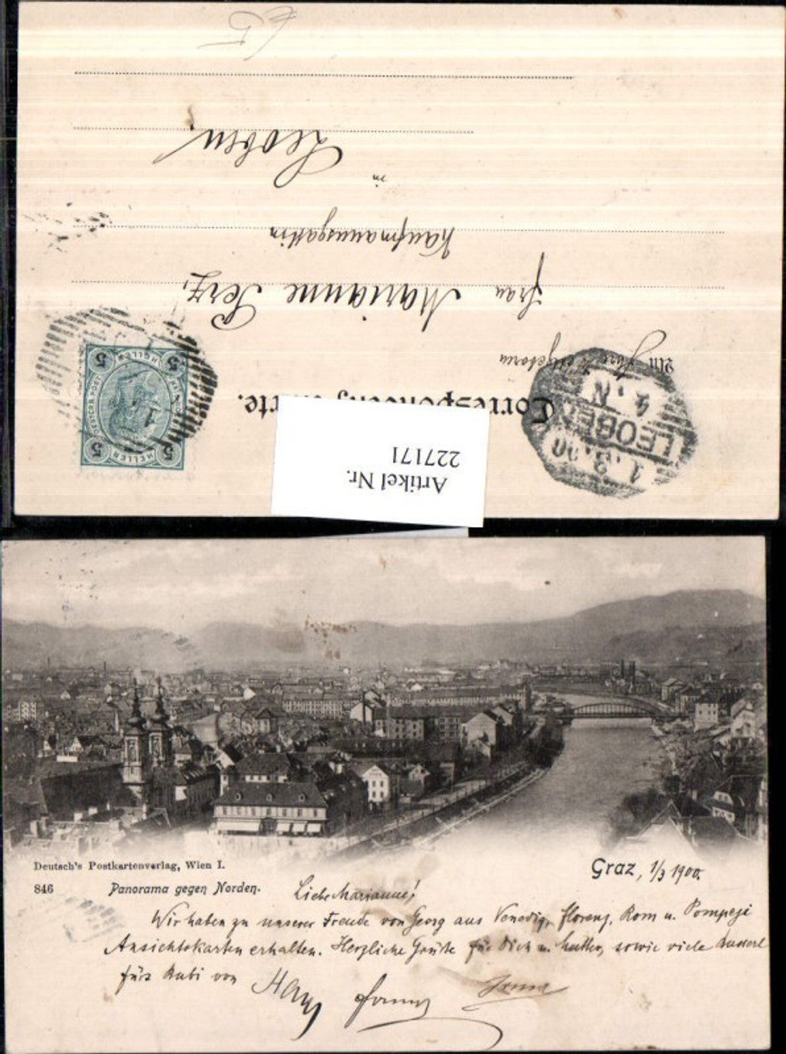 Alte Ansichtskarte – Old Postcard