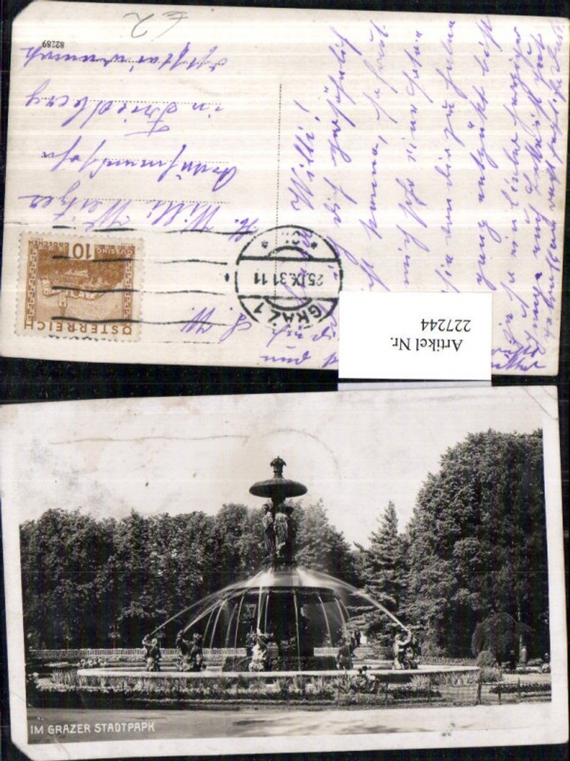 Alte Ansichtskarte – Old Postcard