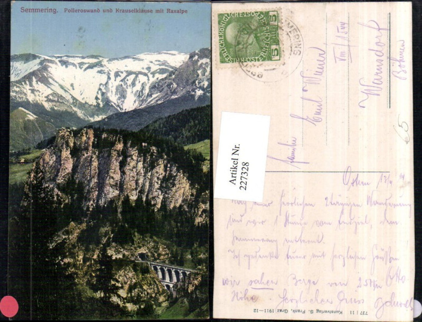 Alte Ansichtskarte – Old Postcard