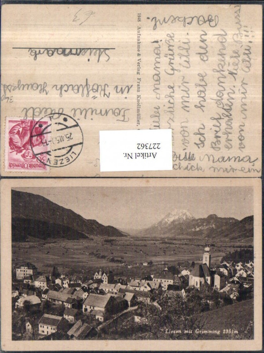 Alte Ansichtskarte – Old Postcard