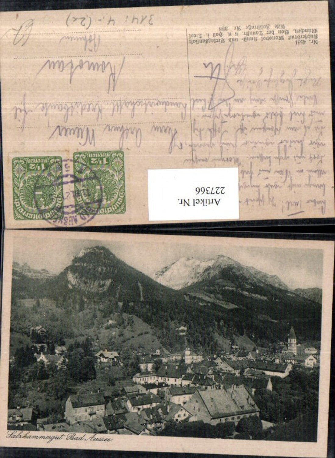 Alte Ansichtskarte – Old Postcard