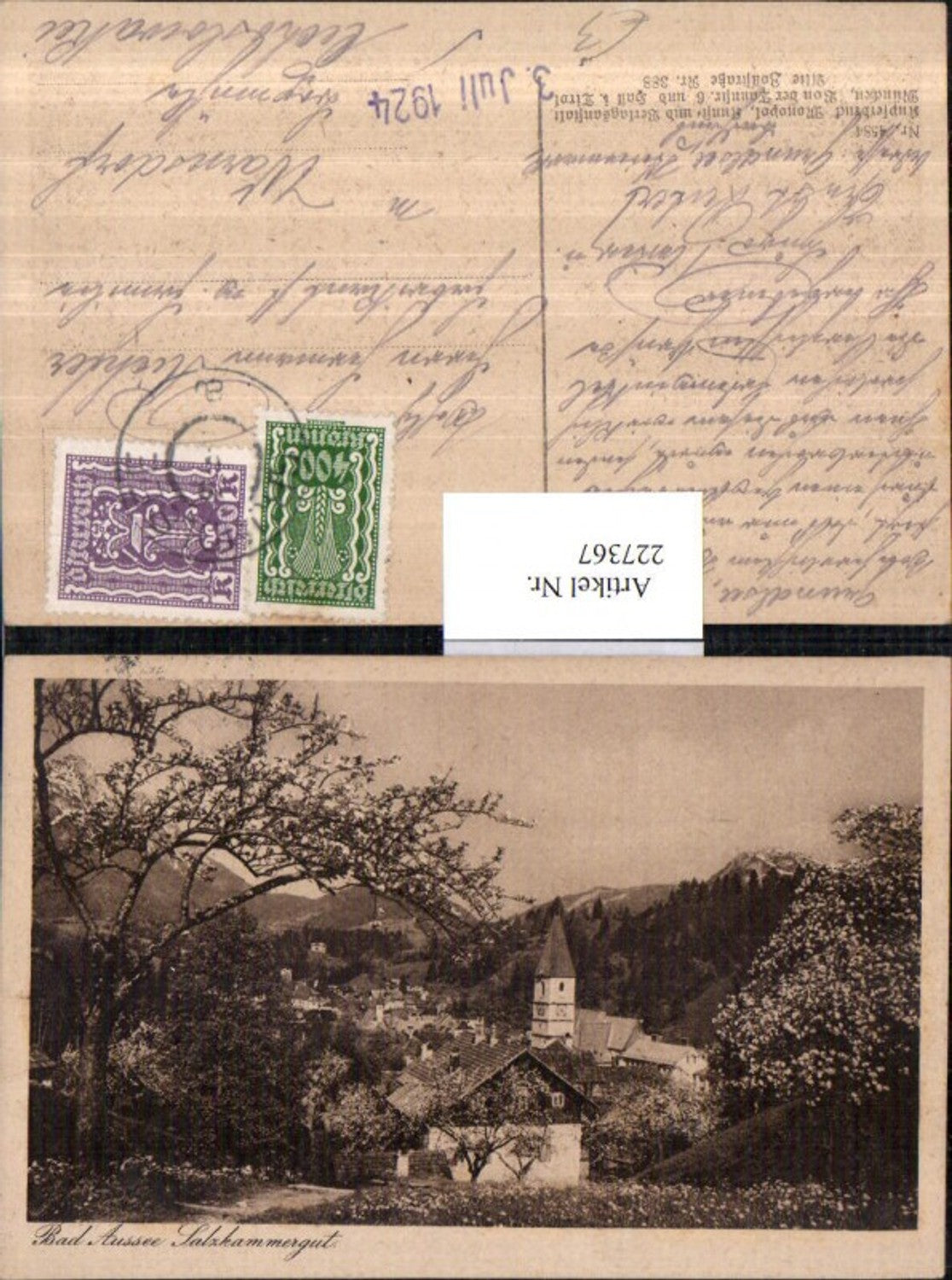 Alte Ansichtskarte – Old Postcard