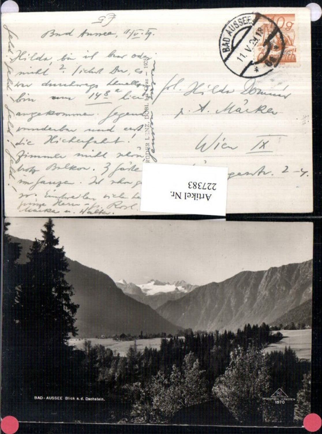 Alte Ansichtskarte – Old Postcard