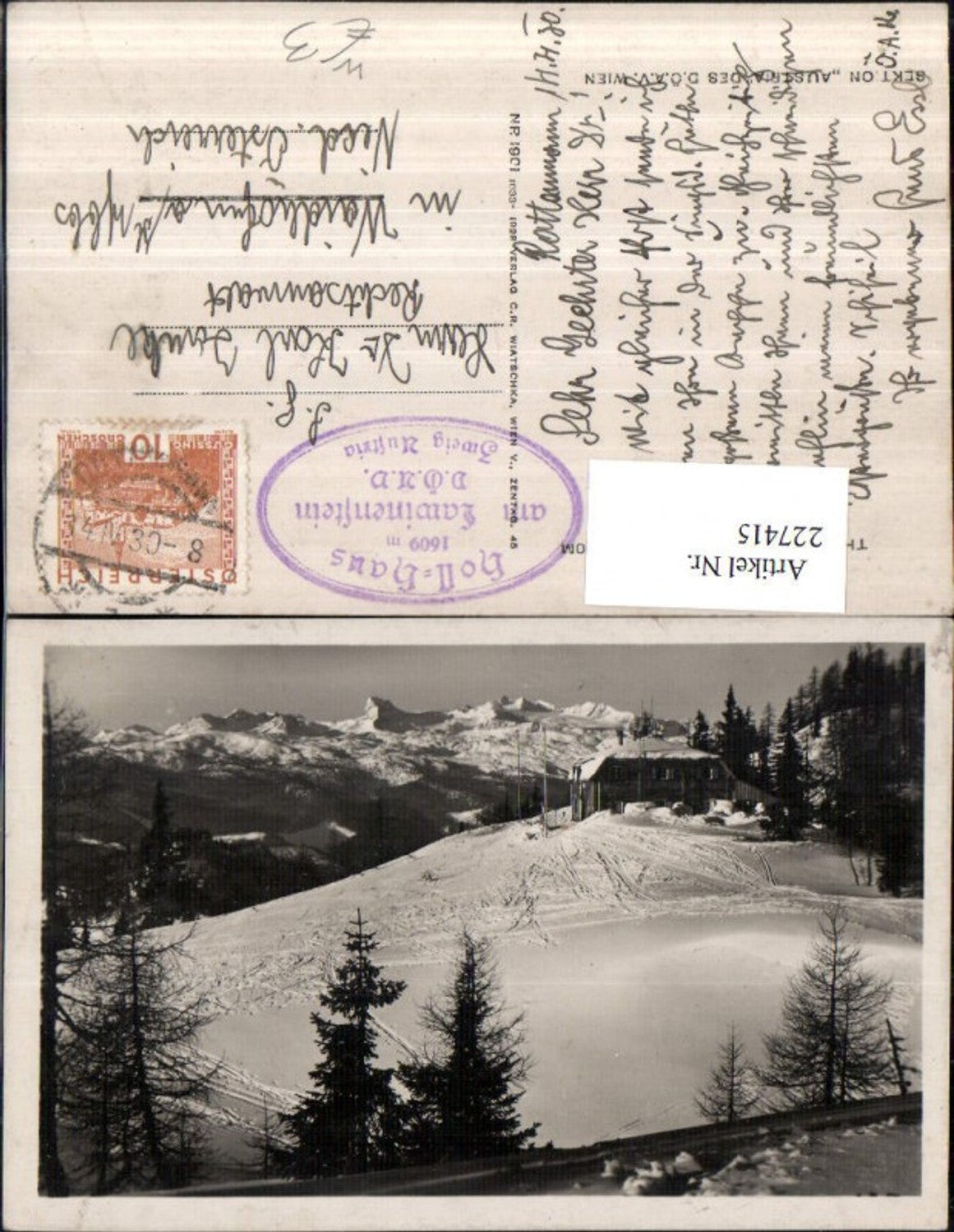 Alte Ansichtskarte – Old Postcard
