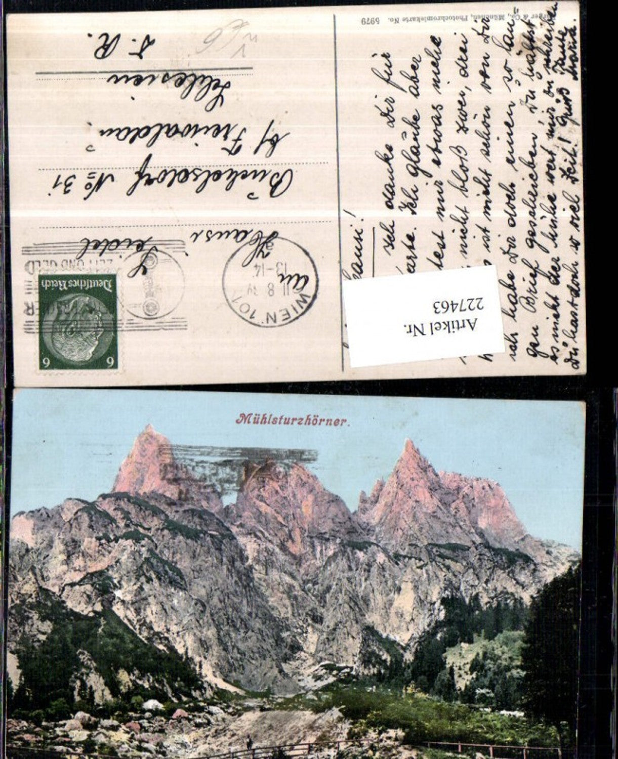227463,Mühlsturzhörner b. Ramsau b. Berchtesgaden Bergkulisse pub Purger & Co 5979