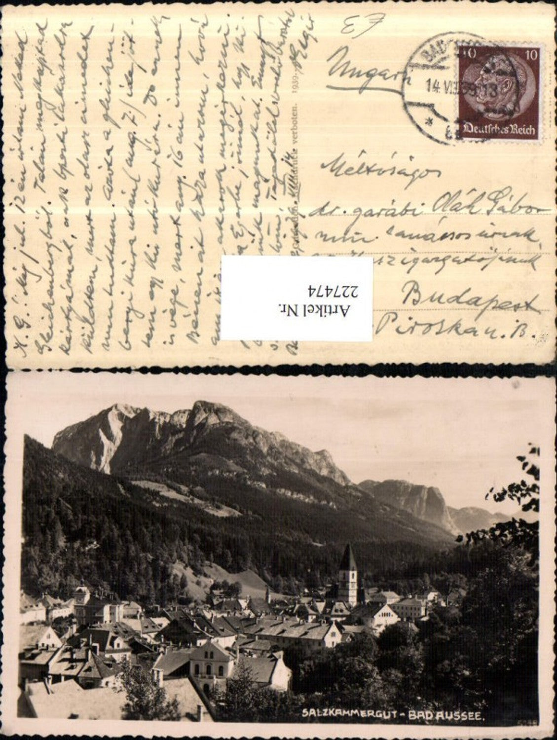 Alte Ansichtskarte – Old Postcard