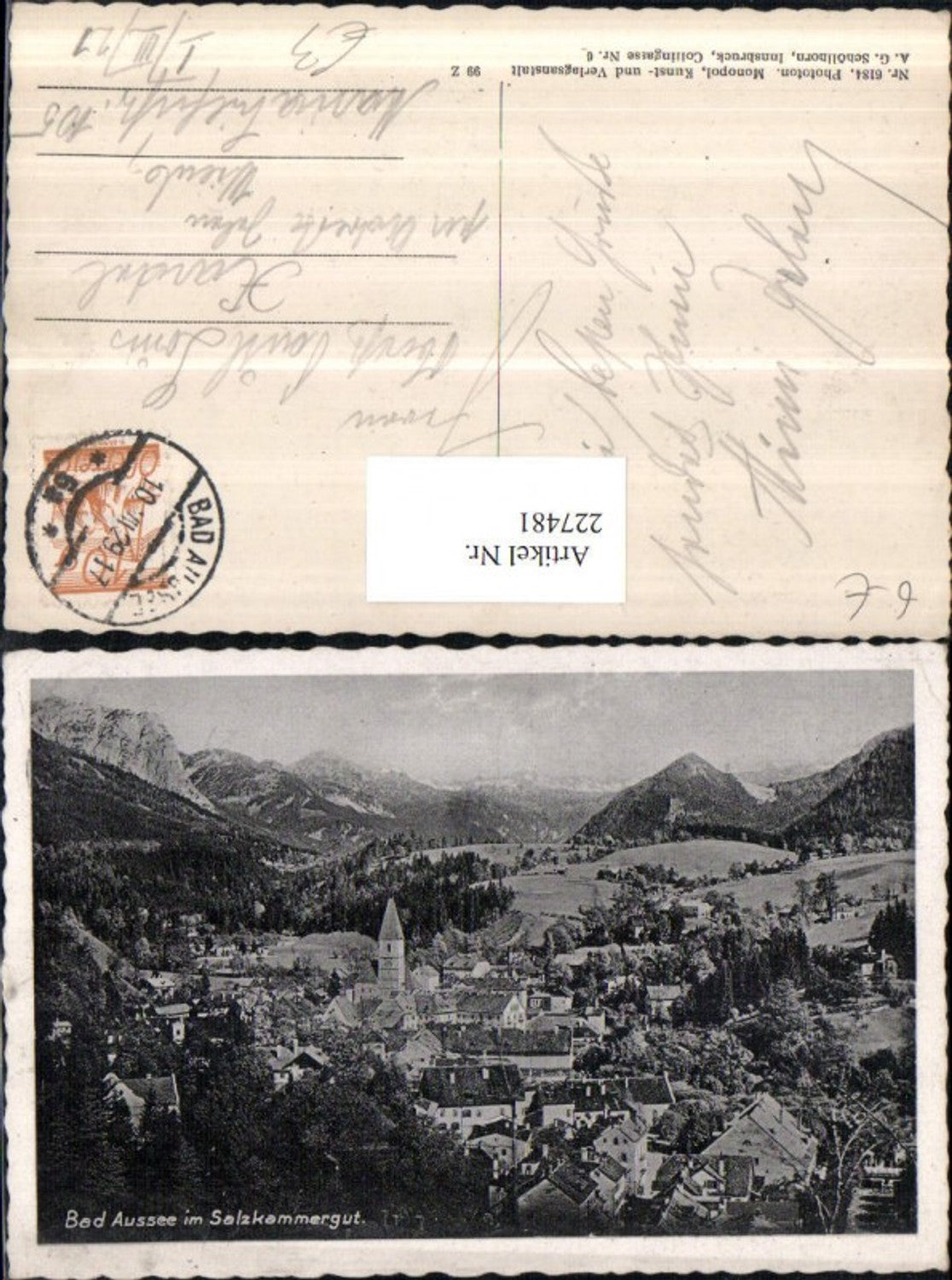 Alte Ansichtskarte – Old Postcard