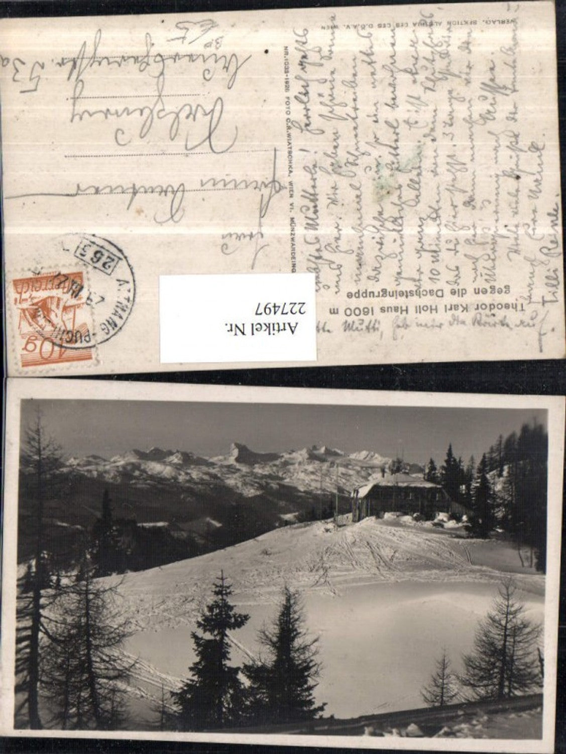 Alte Ansichtskarte – Old Postcard