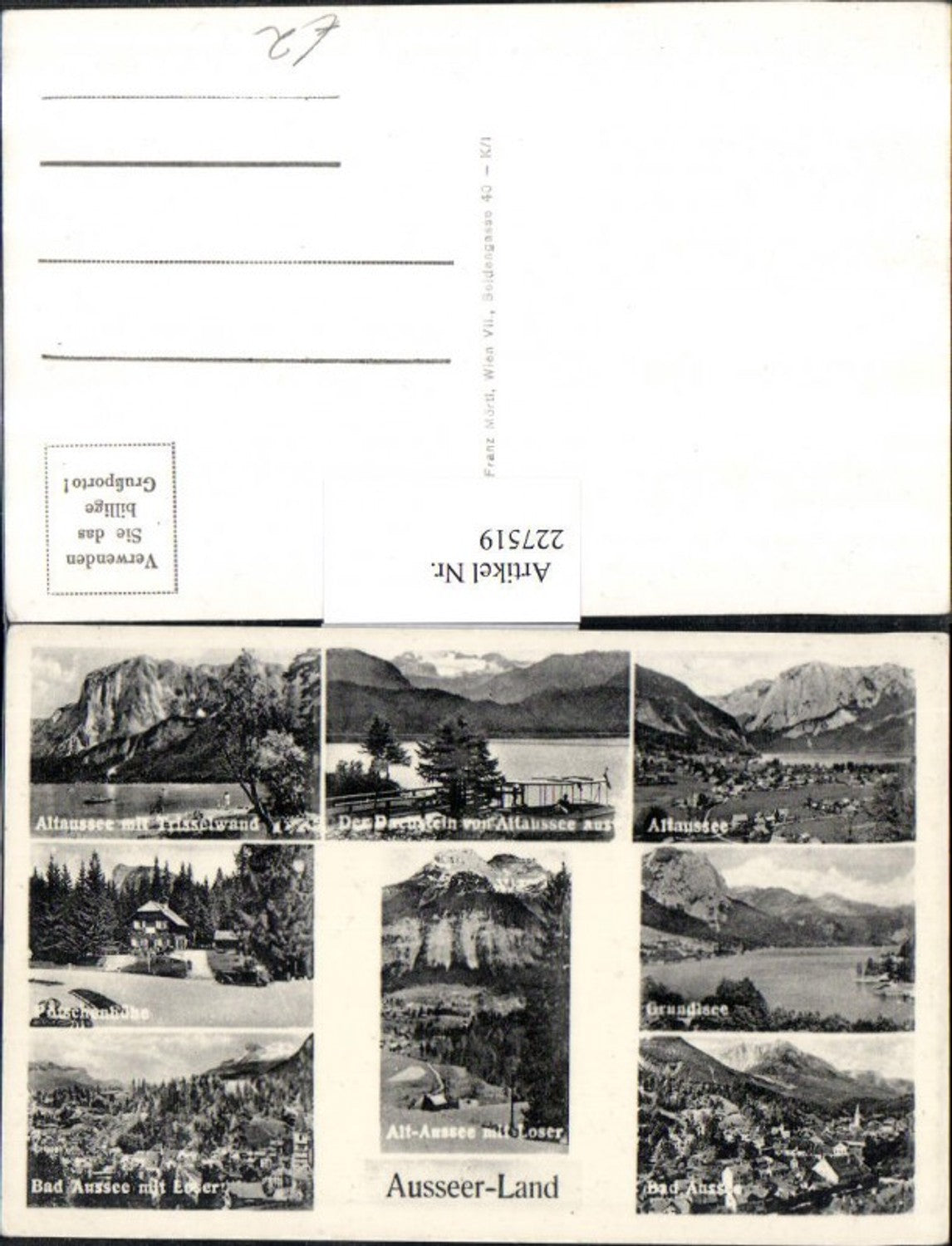 Alte Ansichtskarte – Old Postcard