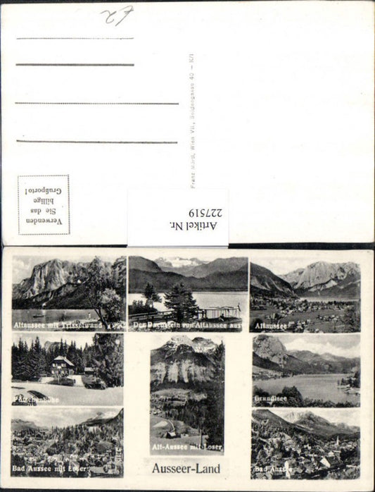 Alte Ansichtskarte – Old Postcard