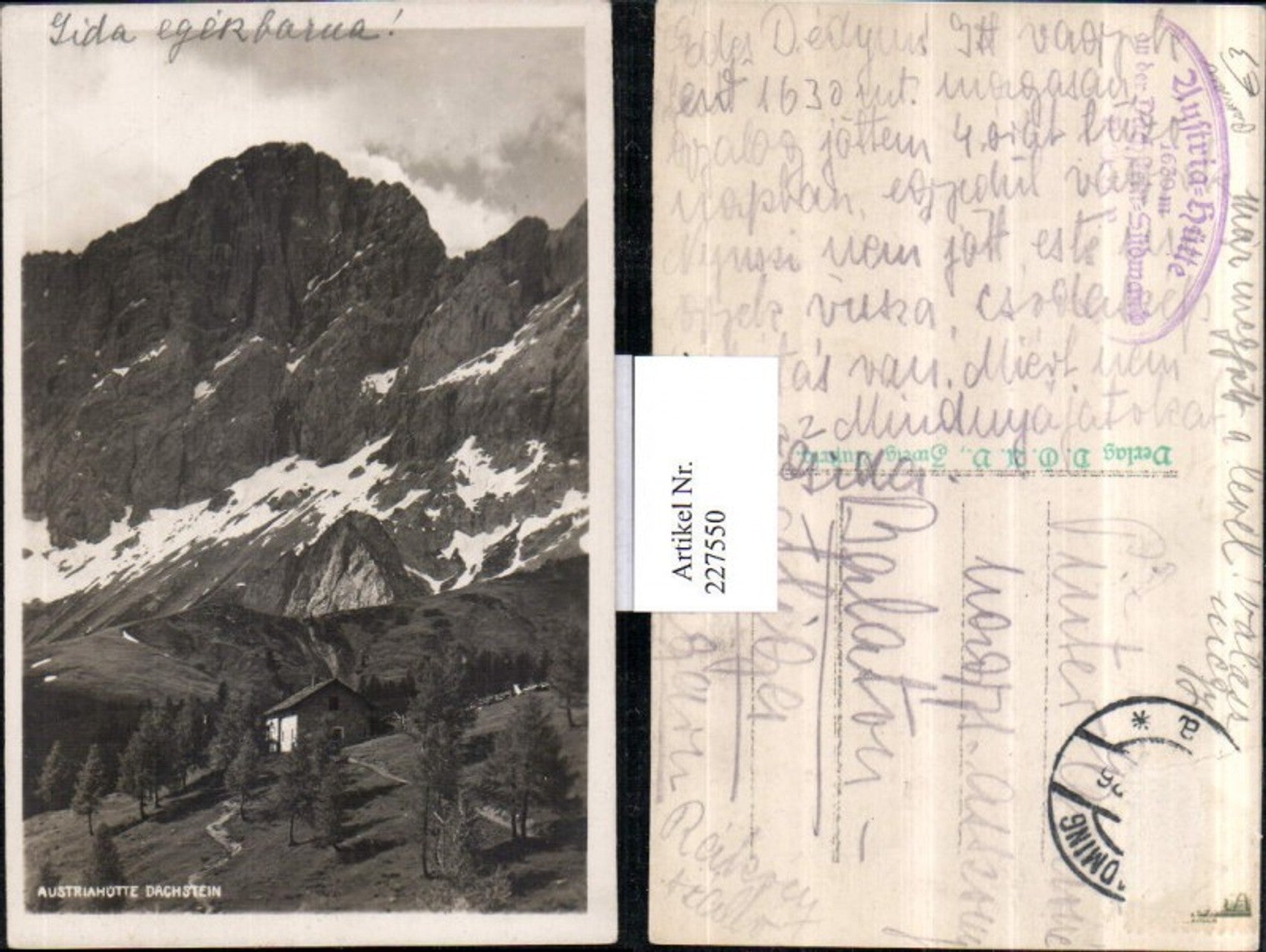 Alte Ansichtskarte – Old Postcard