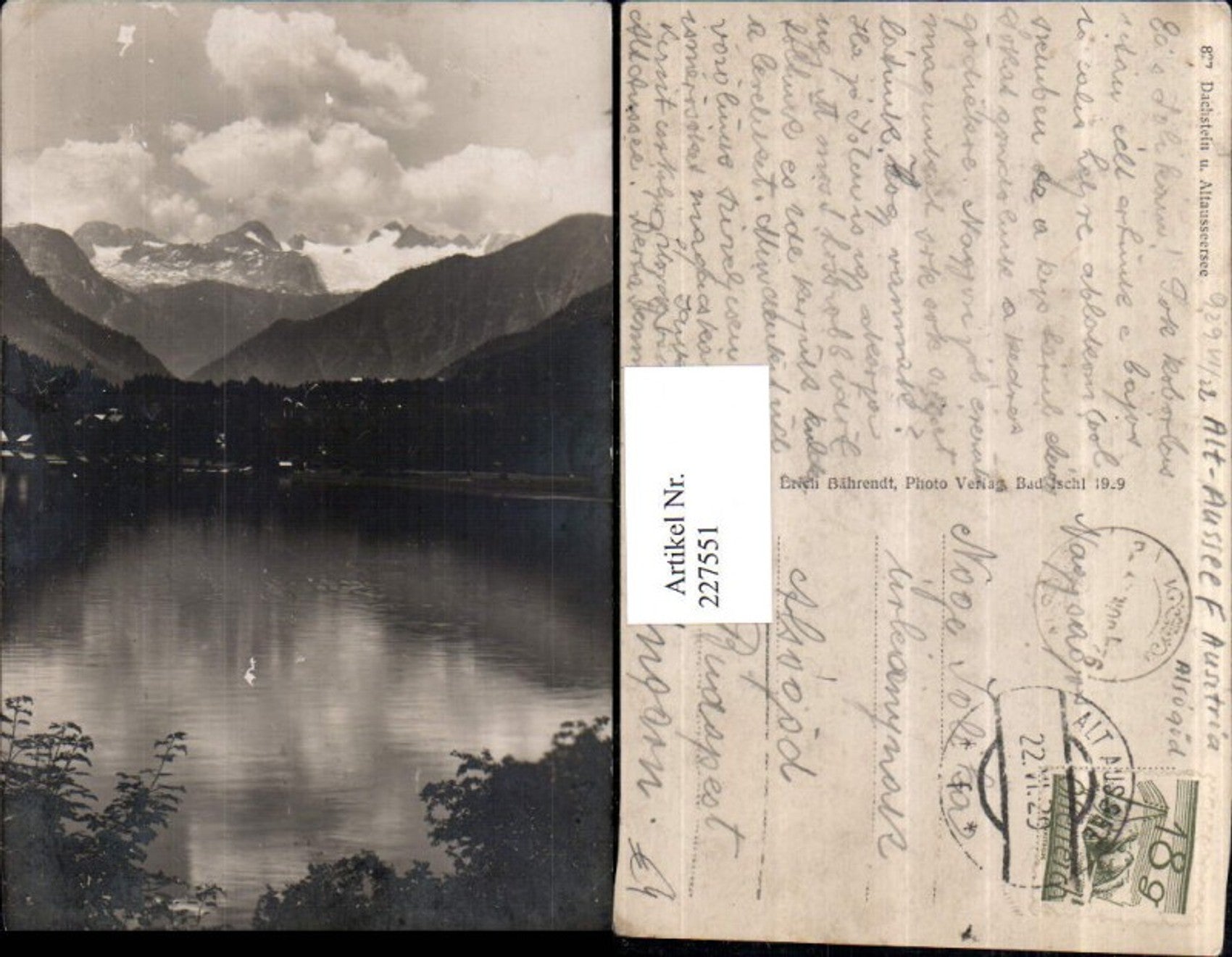 Alte Ansichtskarte – Old Postcard