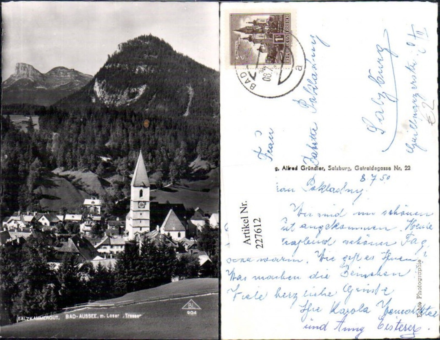 Alte Ansichtskarte – Old Postcard