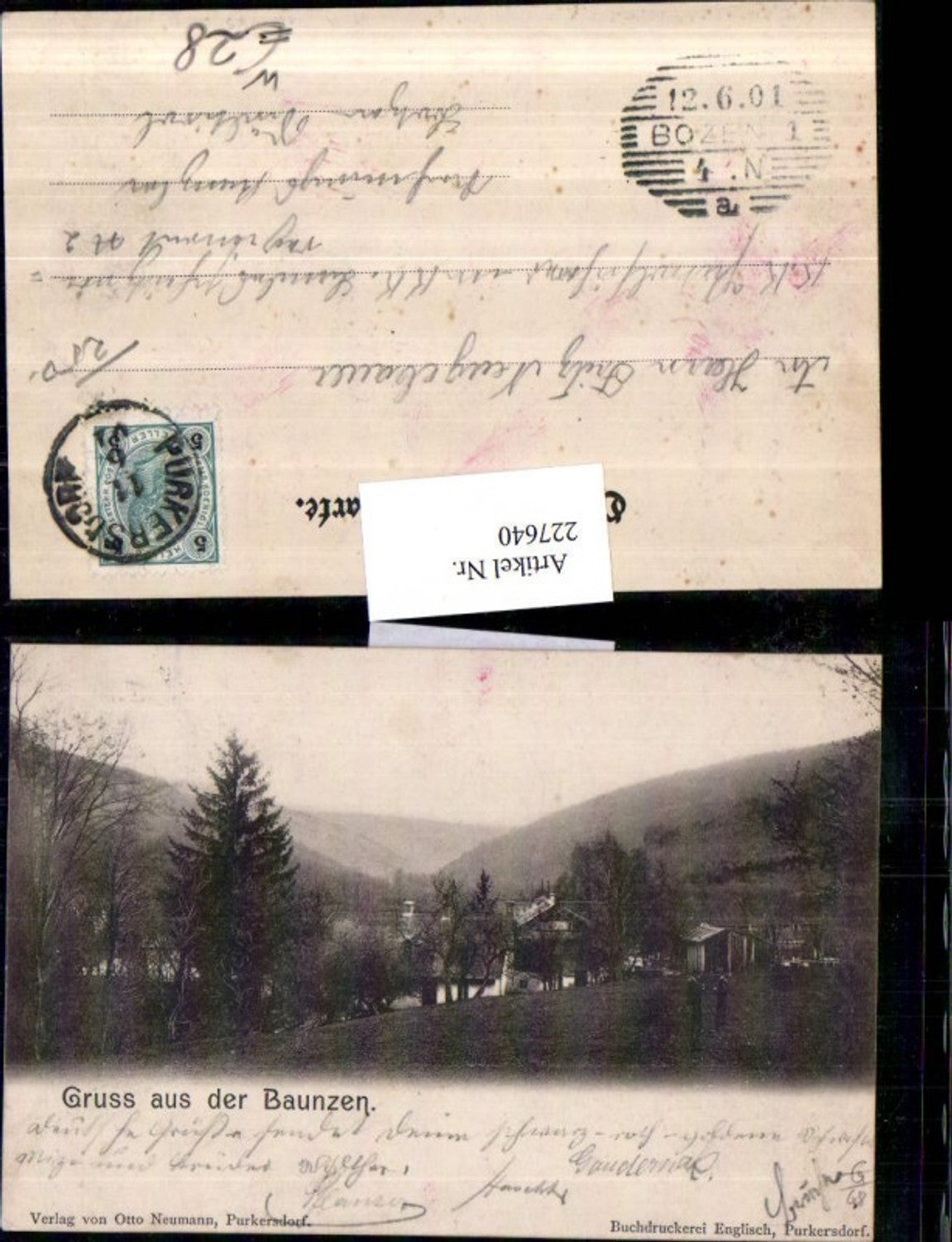 227640,Gruß aus d. Baunzen b. Purkersdorf Partie