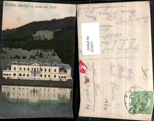 227677,Schloss Seehof am Lunzer See b. Lunz am See