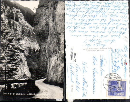 227681,Die Not in Steinbach b. Göstling a. d. Ybbs Partie