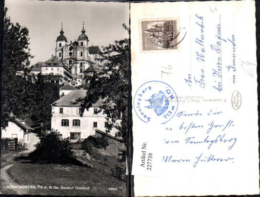 227738,Sonntagberg Gasthof Dredlhof u. Kirche