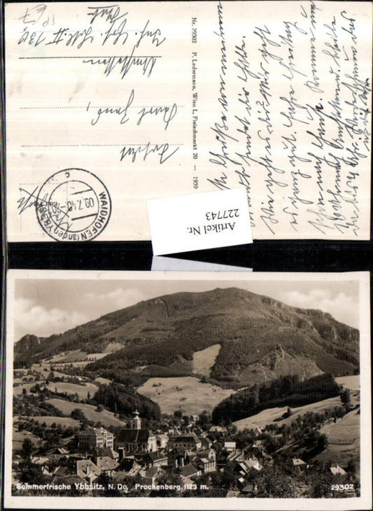 227743,Ybbsitz Totale m. Prochenberg Feldpost Waidhofen an d. Ybbs