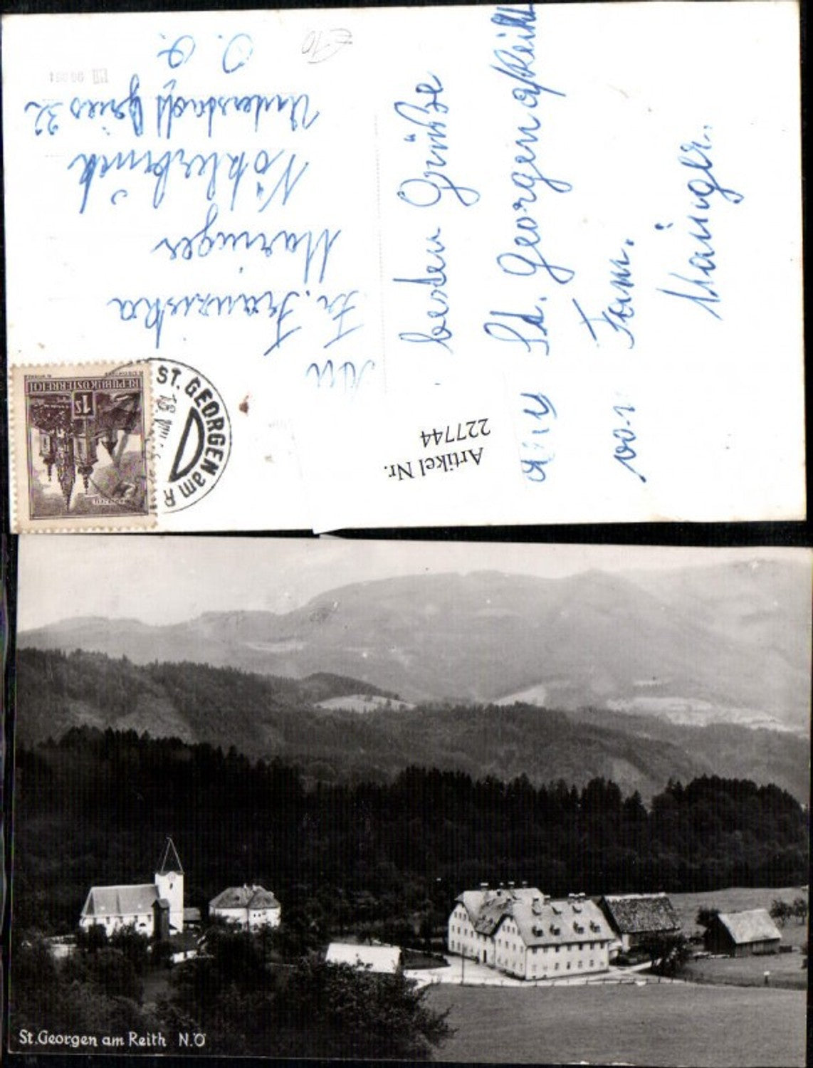 227744,St. Georgen am Reith Teilansicht Kirche