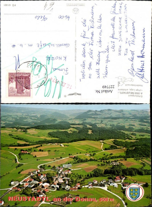 227749,Neustadtl a. d. Donau Totale pub Alpine Luftbild 61821