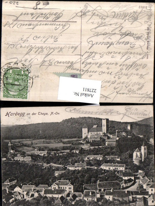 227811,Hardegg a. d. Thaya Totale m. Burg
