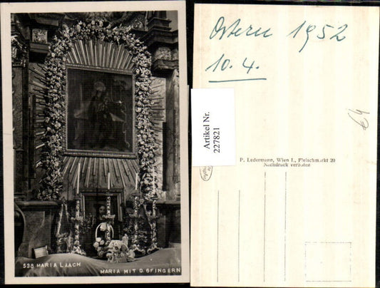 227821,Maria Laach Maria m. d. 6 Fingern Altar