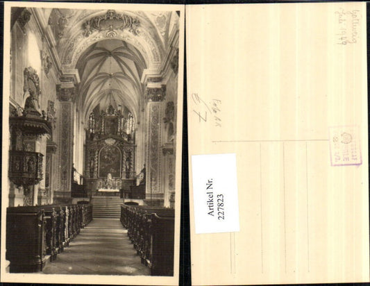 227823,Foto AK Gottweig Kirche Innenansicht