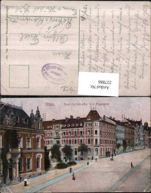 227886,Zittau Bahnhofstraße m. Postamt