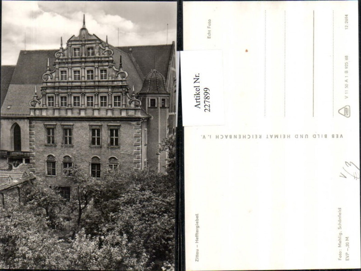 227899,Zittau Heffter Giebel pub VEB Bild u. Heimat 12/2694