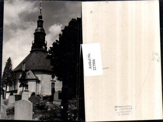 227906,Seiffen i. Erzgebirge Kirche m. Friedhof pub Fotowerkstatt W. Höppner