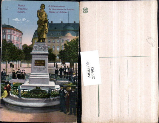 227995,Mainz Schillerdenkmal Denkmal