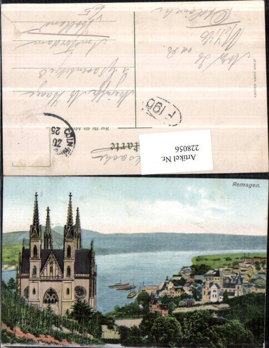 228056,Remagen Teilansicht Kirche pub Ottmar Zieher