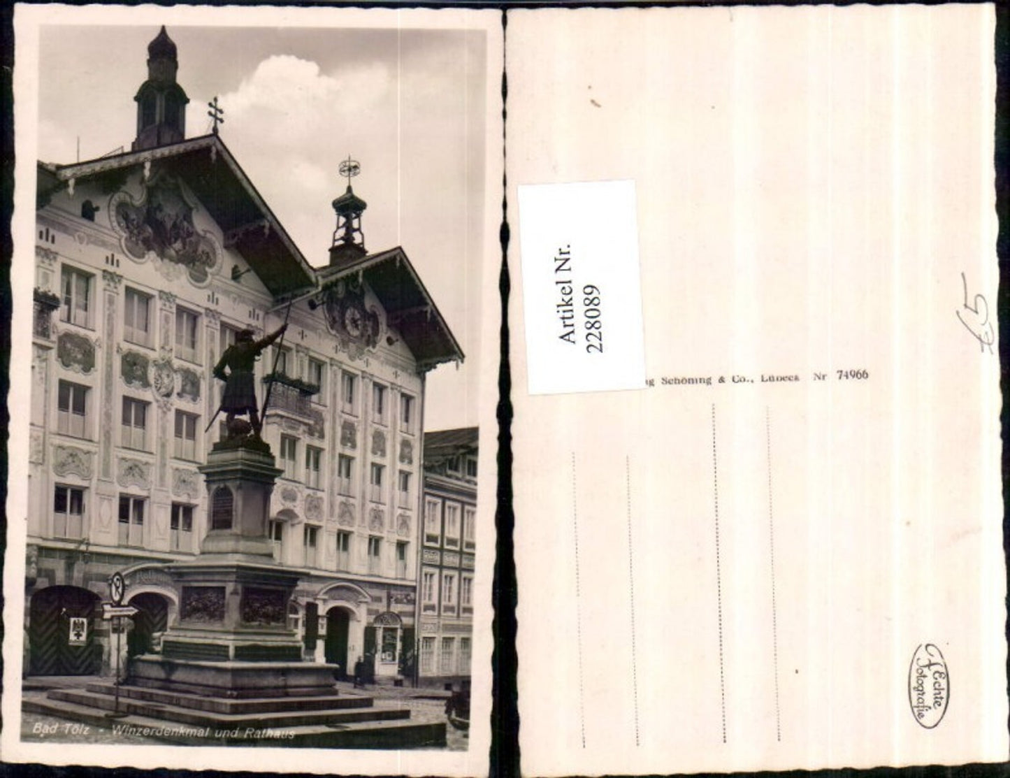 228089, Bad Tölz Winegrowers' Monument Monument and Town Hall