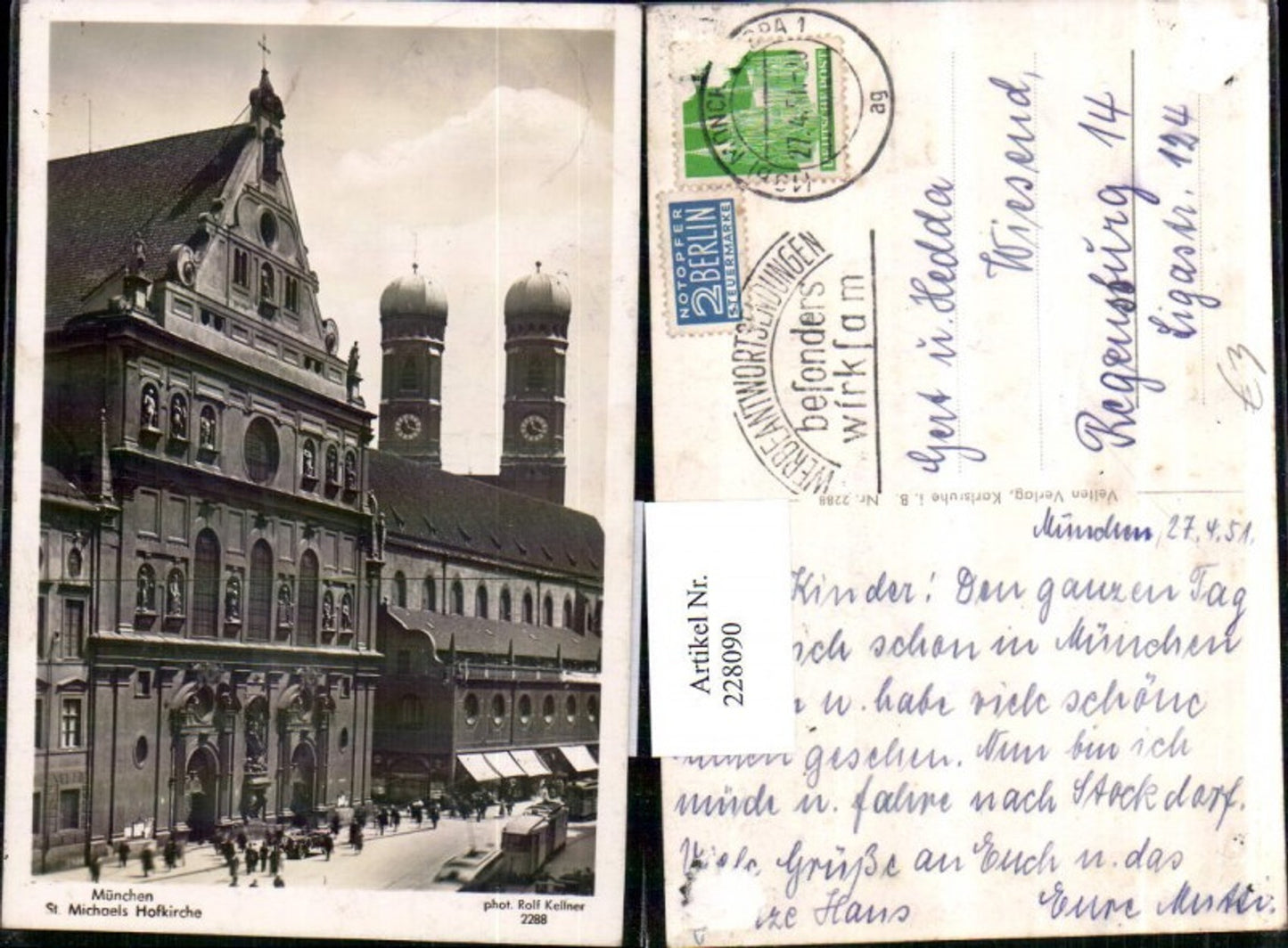 228090,München St. Michaels Hofkirche Kirche