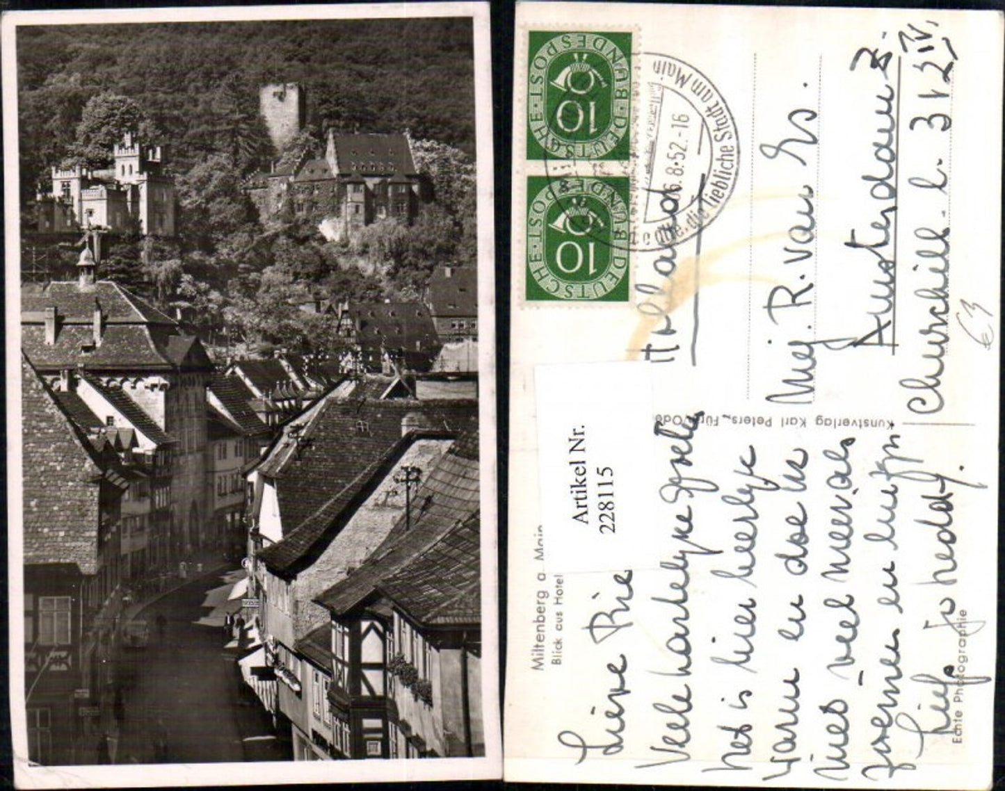 228115,Miltenberg a. Main Blick aus Hotel Riesen Burg