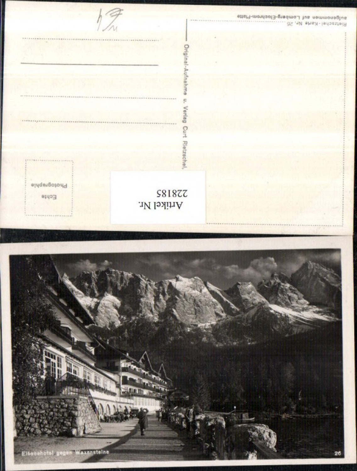 228185,Eibseehotel See geg. Waxensteine b. Garmisch-Partenkirchen