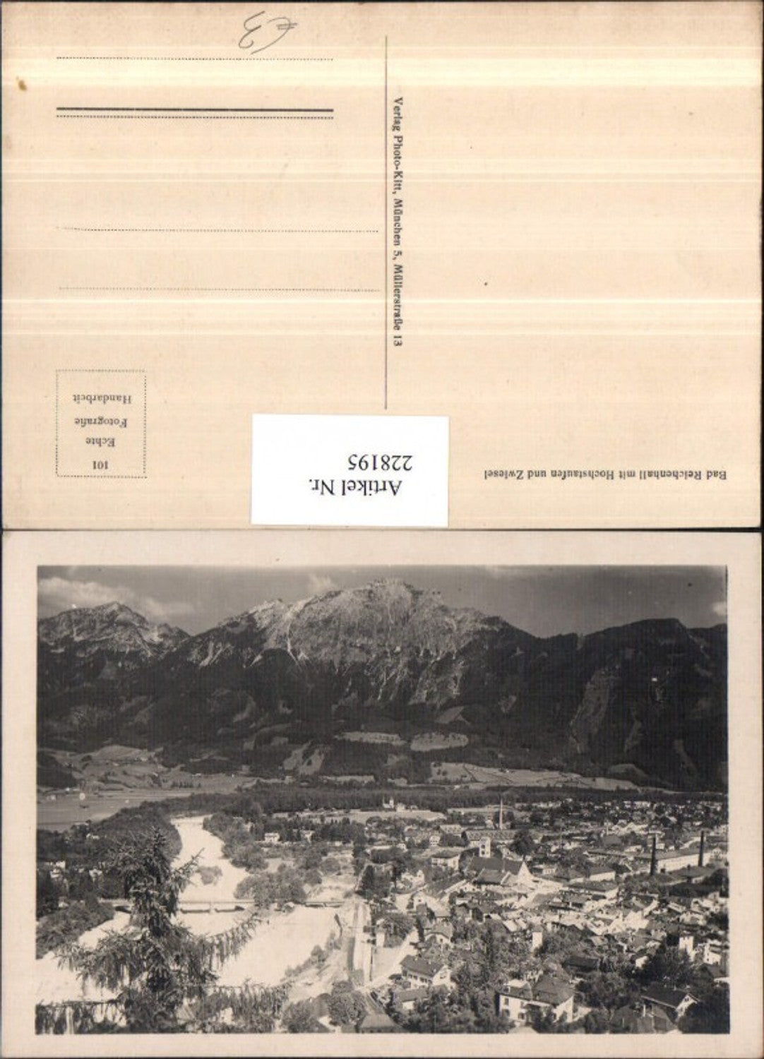 228195,Bad Reichenhall Totale m. Hochstaufen u. Zwiesel